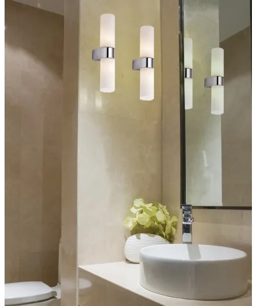 Azzardo AZ1603 - Kúpeľňové nástenné svietidlo GAIA 2xG9/33W/230V IP44