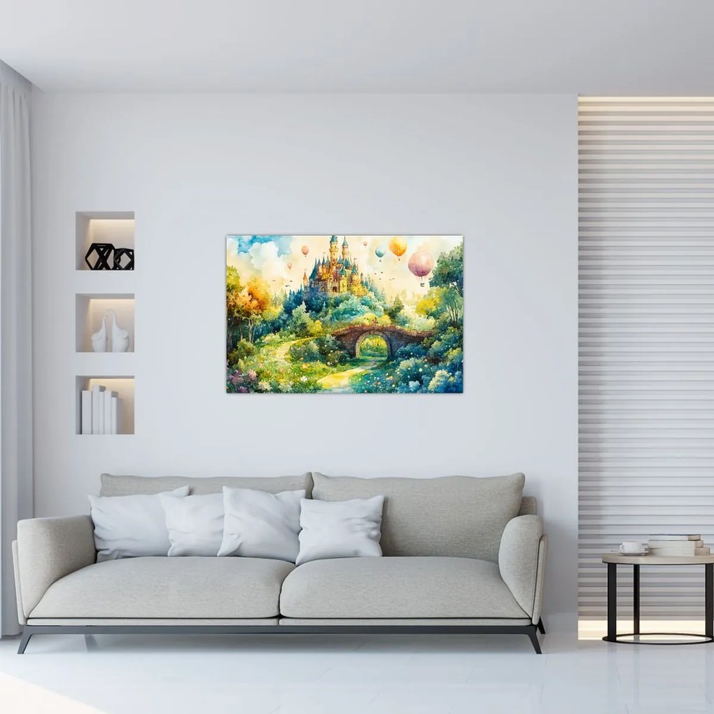 Obraz - Rozprávkový zámok (90x60 cm)