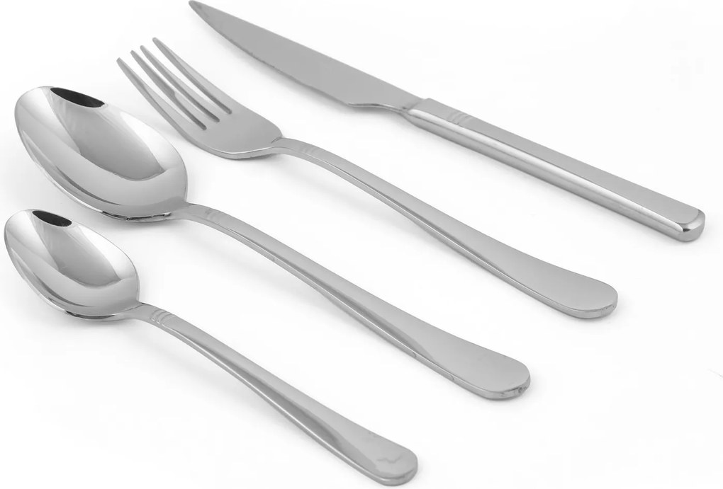 Sada 24 ks příborů Selale stříbrná