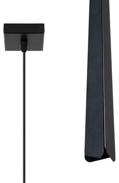 Sollux SL.1400 - Luster na lanku PRYSM 1xG9/8W/230V čierna