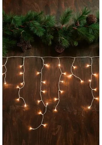 Vianočné svetielka LED záclona FLASH teplá biela 1000 LED
