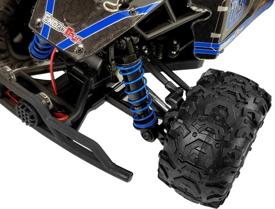 LEAN Toys Terénne auto Buggy na diaľkové ovládanie 1:18 Blue ENOZE 9303E 45 km/h
