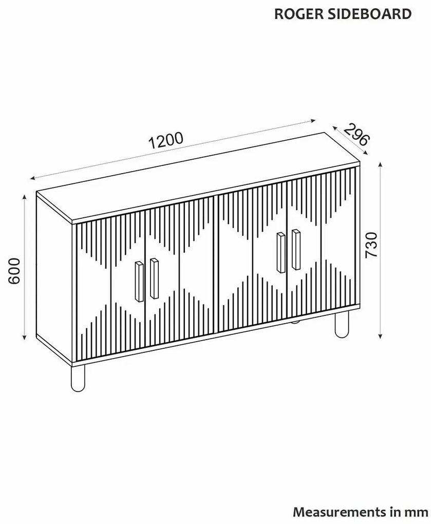 Skrinka Roger Sapphire Oak