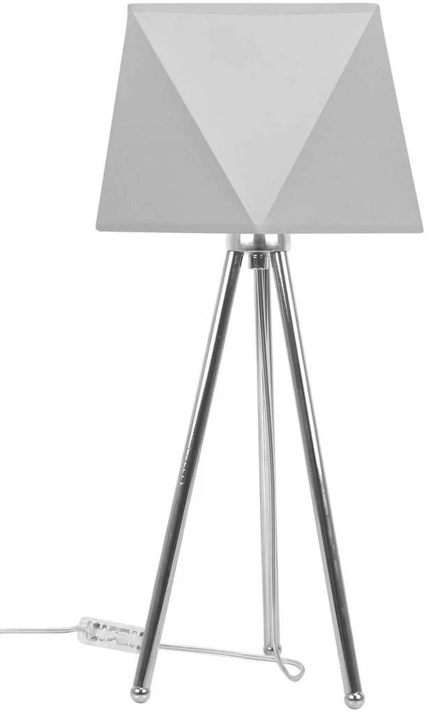 Stolná lampa Diamond, 1x textilné tienidlo (výber z 10 farieb), (výber z 3 farieb konštrukcie)