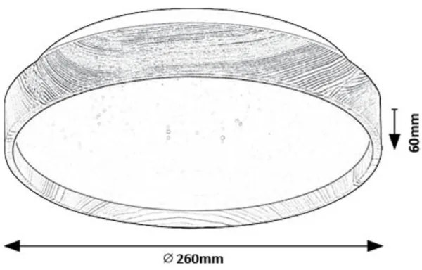 Rabalux 71143 - LED Stropné svietidlo LEANA LED/12W/230V 3000K pr. 26 cm