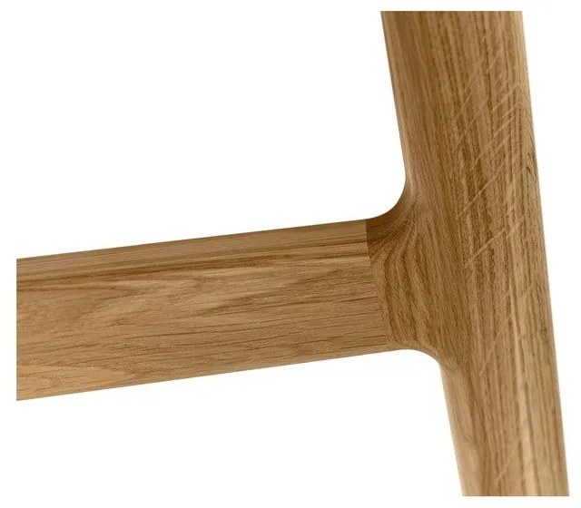 Rozkladací jedálenský stôl s prídavnou doskou v dekore duba 90x180 cm Curved – Woodman