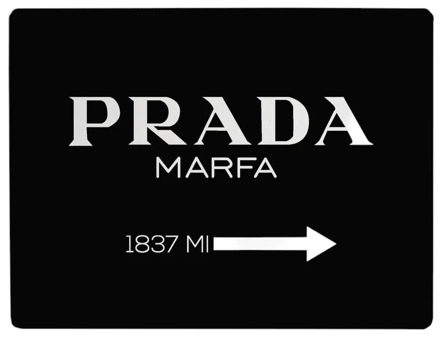 Čierna podložka na stôl Black Prada - Little Nice Things