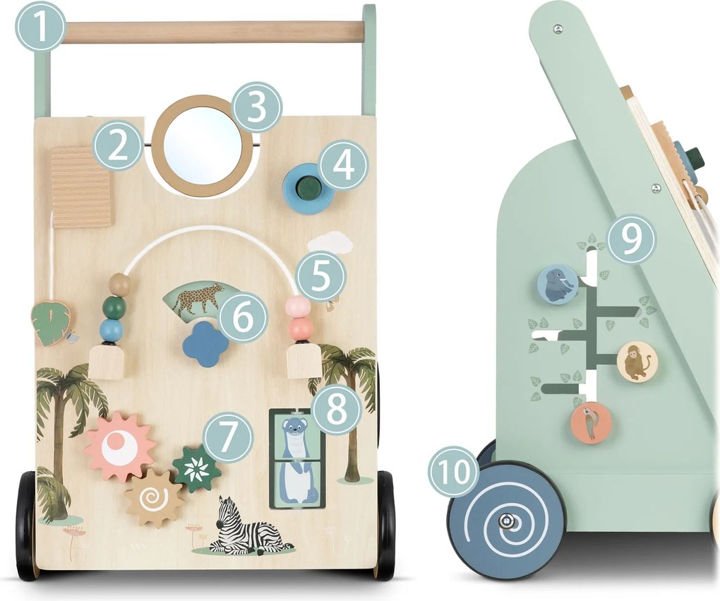 Drevené chodítko Nukido NK-857