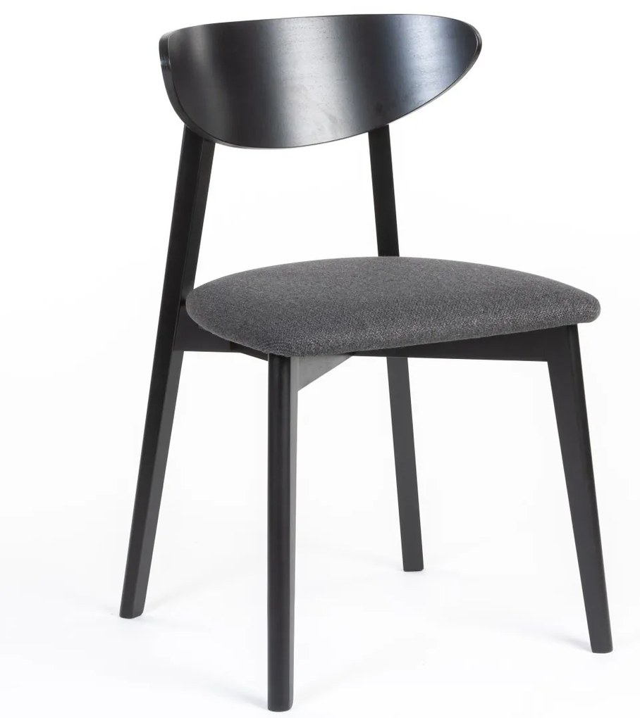 SOLAR BLACK DREVENÁ STOLIČKA S PODSEDÁKOM black