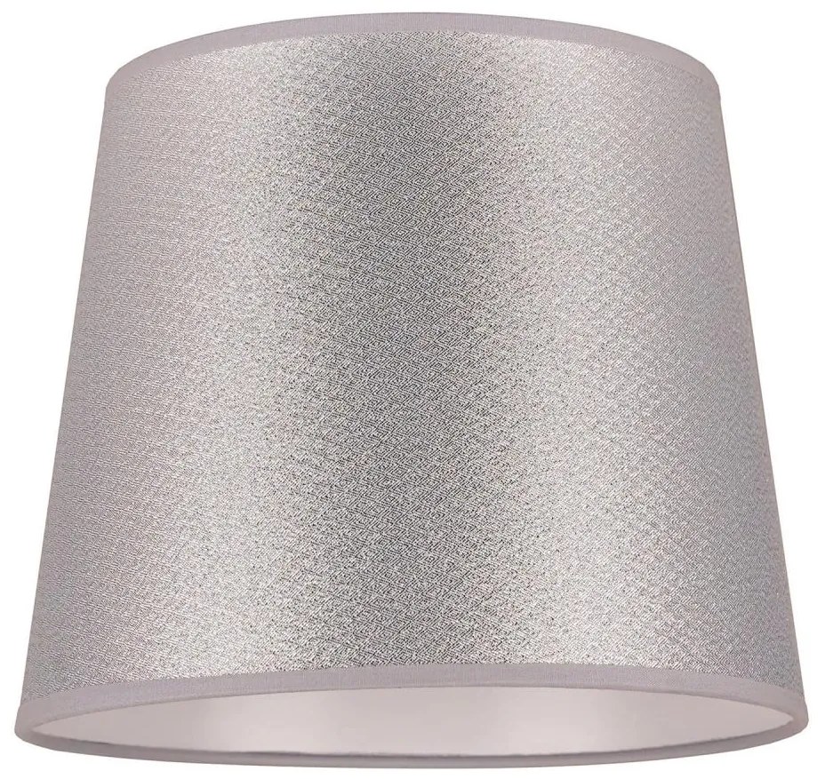 Duolla - Tienidlo k stolnej lampe CLASSIC M E27 pr. 24 cm strieborná