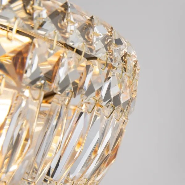 Maytoni DIA100-CL-12-G - Stropné svietidlo BASFOR 12xE14/60W/230V zlatá