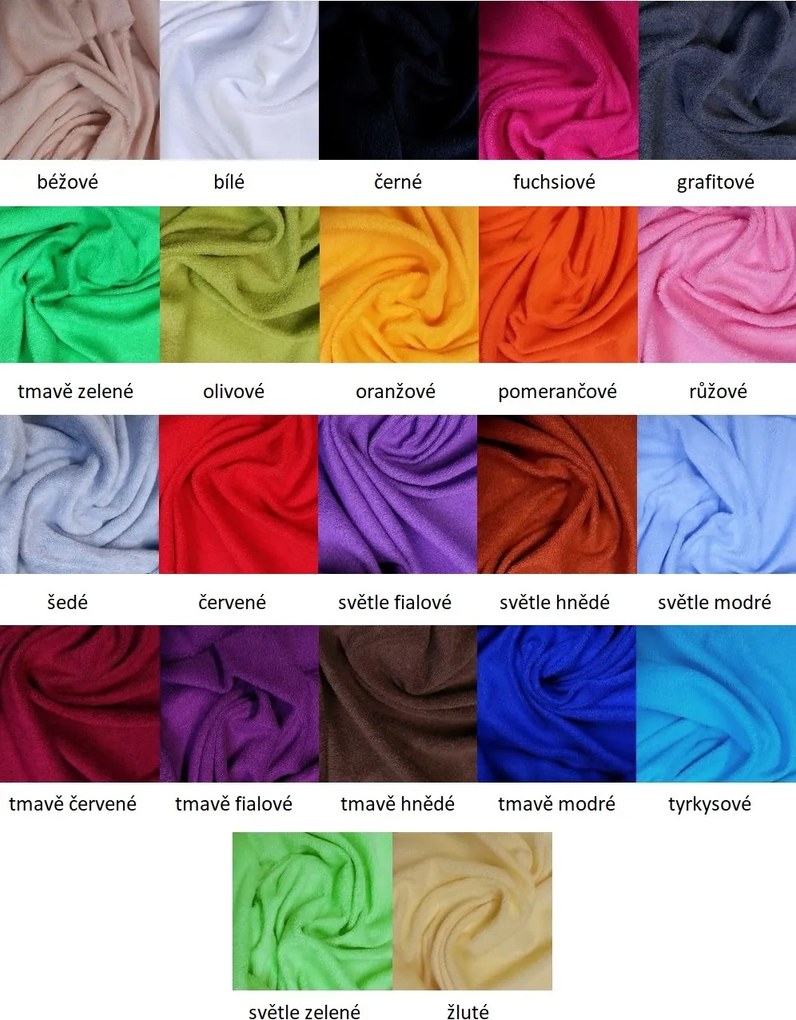 FROTÉ prestieradlo 200x120 cm - TMAVO HNEDÉ