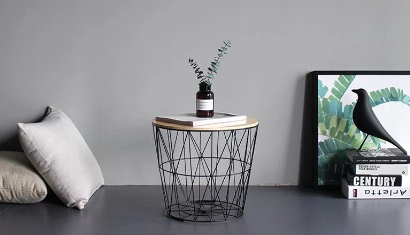 Dekorstudio Dekoračný stolík Round Hill veľkosť L