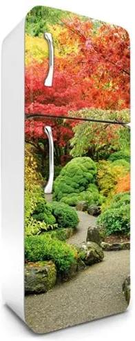 Samolepiace tapety na chladničku, rozmer 180 cm x 65 cm, jesenná záhrada, DIMEX FR-180-029