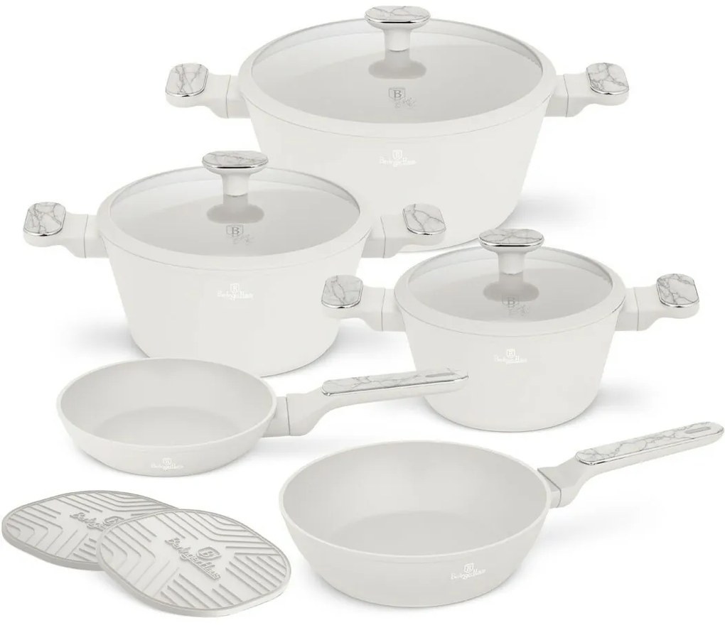 BerlingerHaus Súprava riadu s titánovým povrchom Sahara Marble, 10 ks