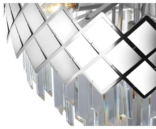 Luster na tyči CARISMA 9xE14/40W/230V matný chróm