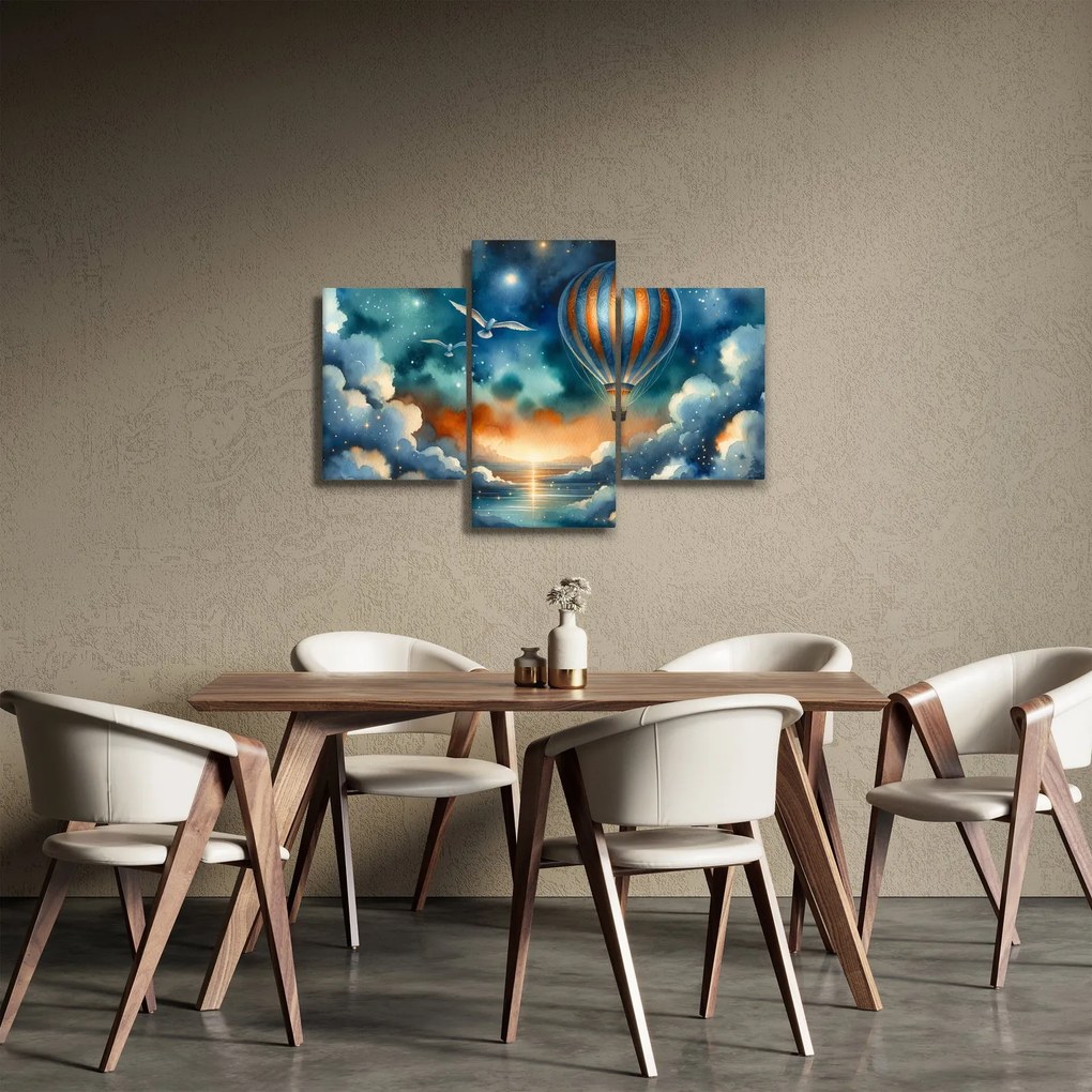 Obraz - Lietať nočnou oblohou (90x60 cm)