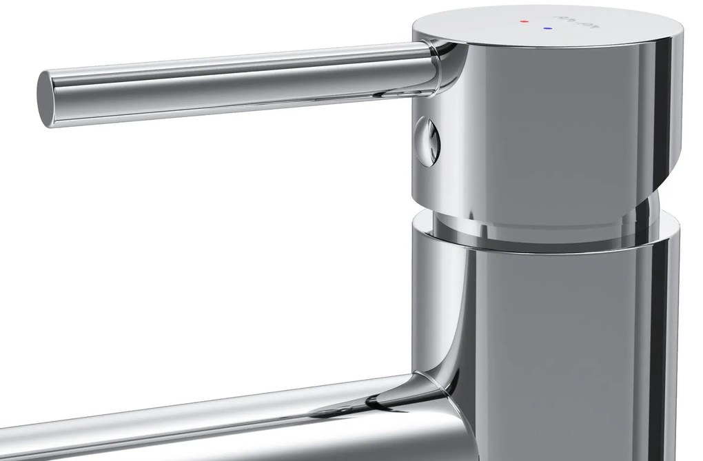 Umývadlová batéria AM.PM Spike FPA92200 vysoká jednopáková s odtokovým ventilom, chróm