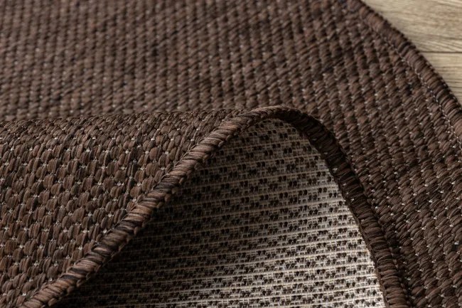 Koberec SIZAL SION A5165A hnedý kruh