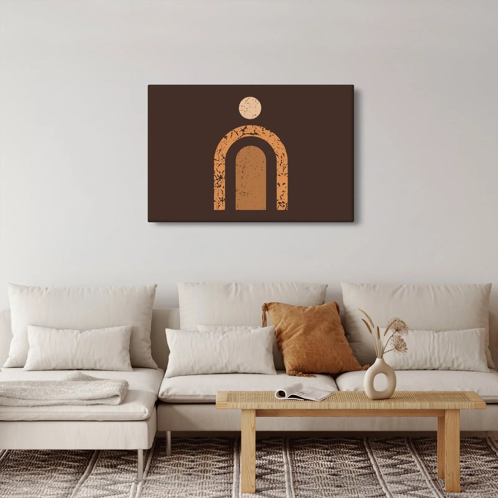 Obraz - Oranžové oblúky N⁰3 (90x60 cm)