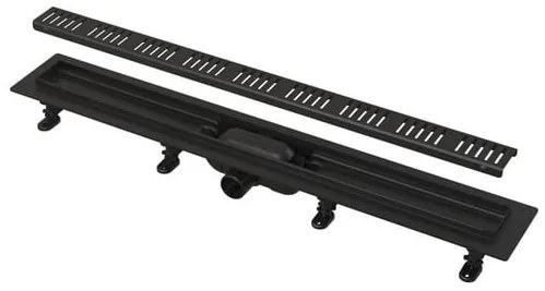 Sprchový žľab Alca 95 cm čierna mat APZ10BLACK-950M