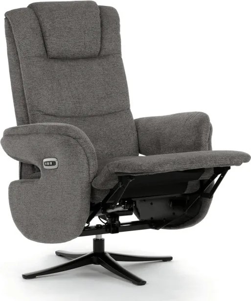 Polohovacie kreslo sivé, elektrické TV-C5590 GREY2