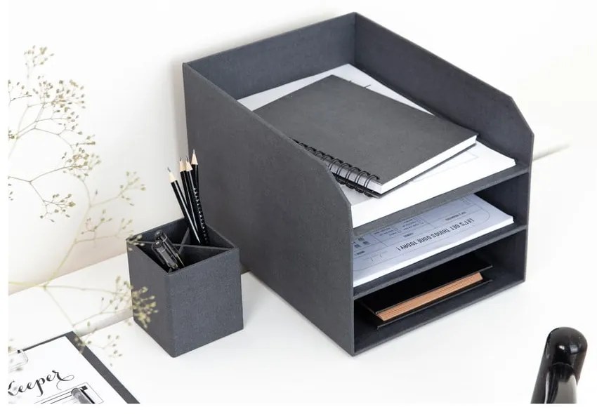 Kartónový organizér na dokumenty Trey – Bigso Box of Sweden
