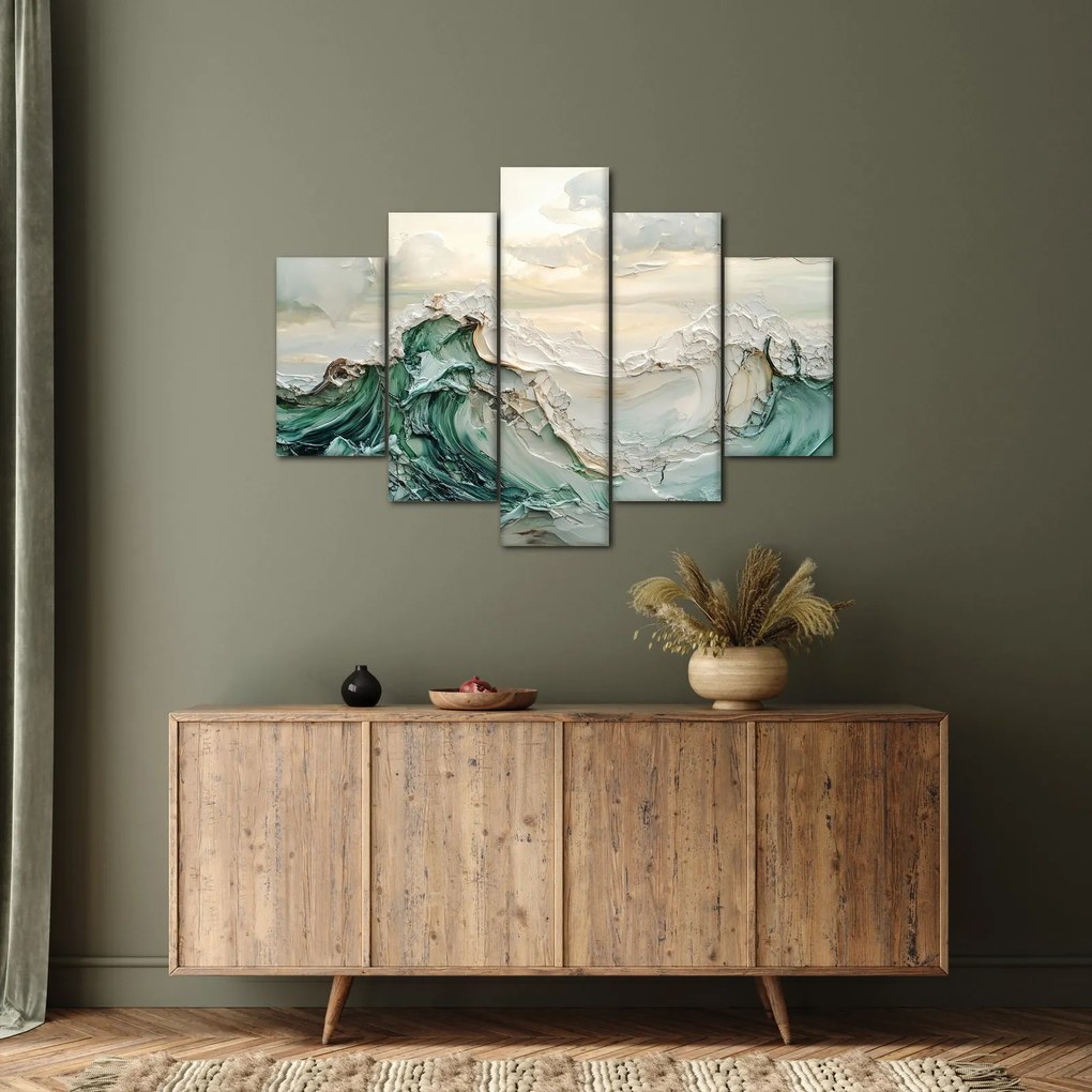 Obraz - 3D abstrakcie mora (150x105 cm)