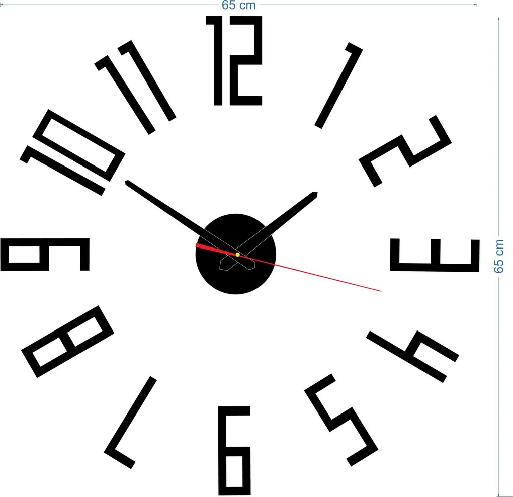 SENTOP | Štýlové nástenné hodiny do obývačky I SENTOP X0018-Wall clock HEU- analógové