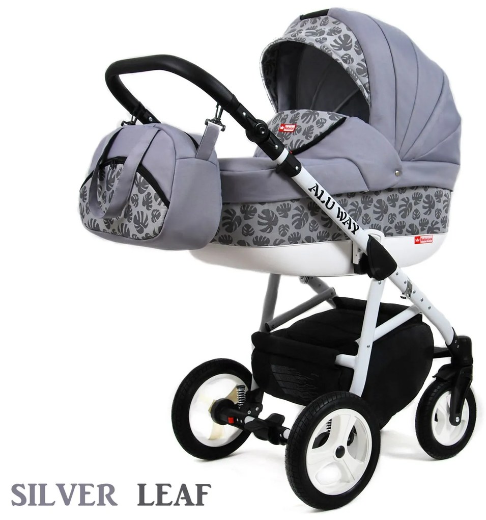 Kombinovaný kočík Raf-pol Alu way - Silver leaf (2-kombinácia)