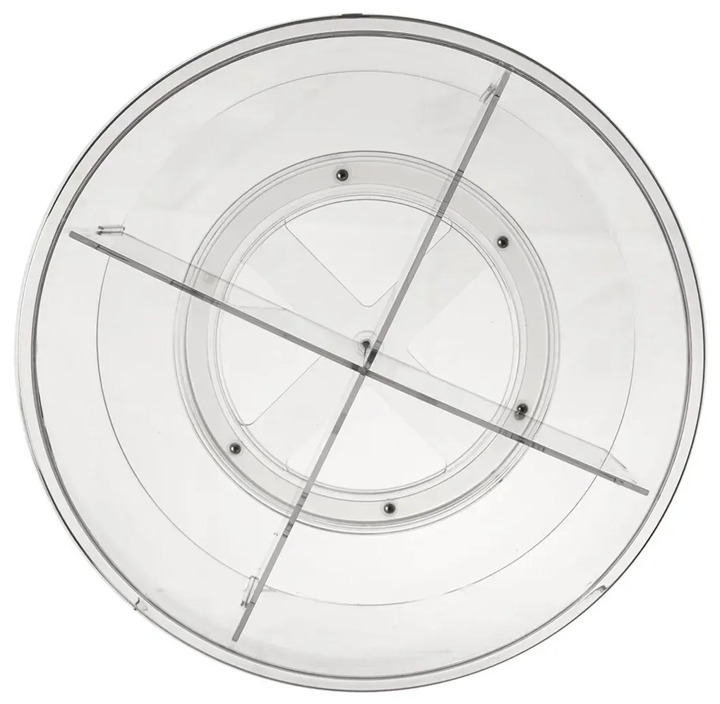 Otočný organizér XXL - LAZY SUSAN Orion - s priehradkami pr. 30 cm