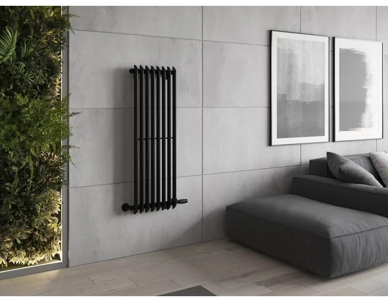 Mexen Atlanta, vykurovacie teleso 1200x405 mm, 646 W, čierna, W211-1200-405-00-70