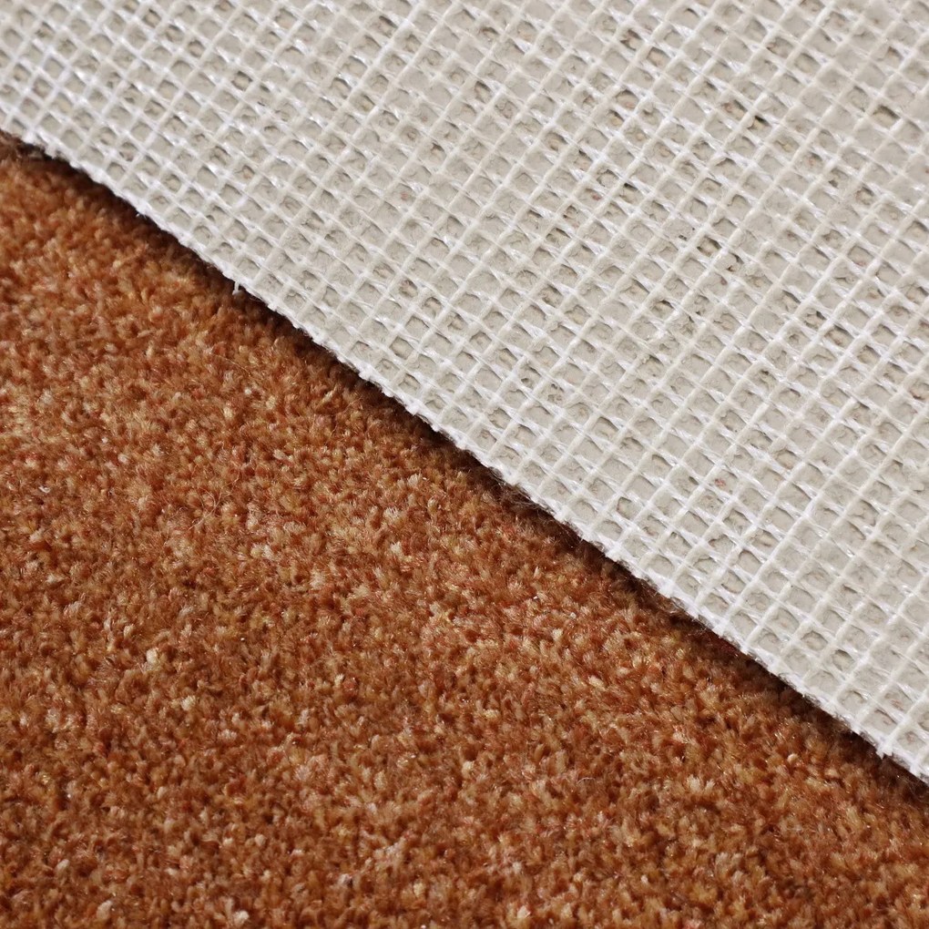 Condor Carpets, Metrážny koberec Prestige 496, na mieru, šíře 4m, oranžová, ab (mriežka), detská izba
