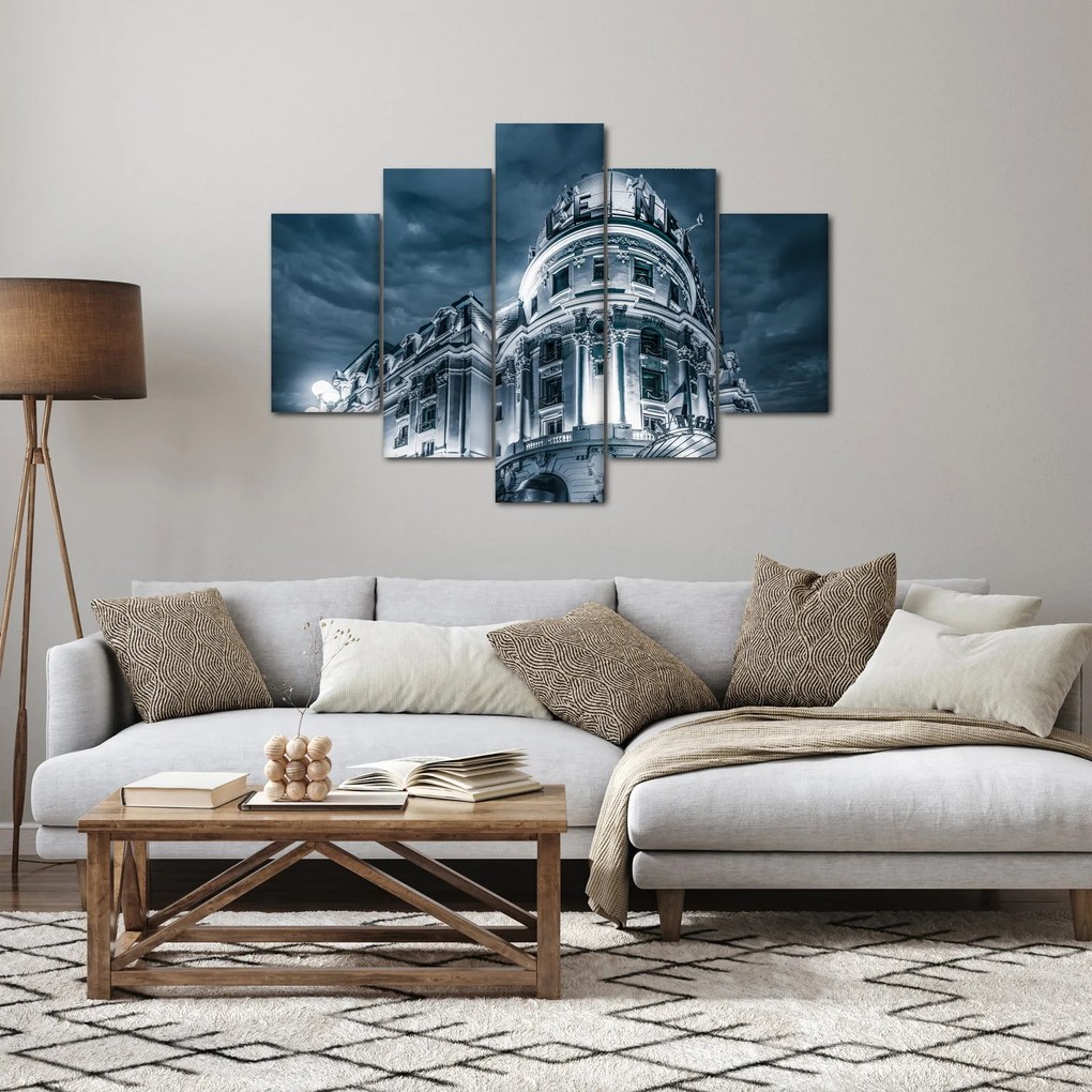 Obraz architektúry v tme (150x105 cm)