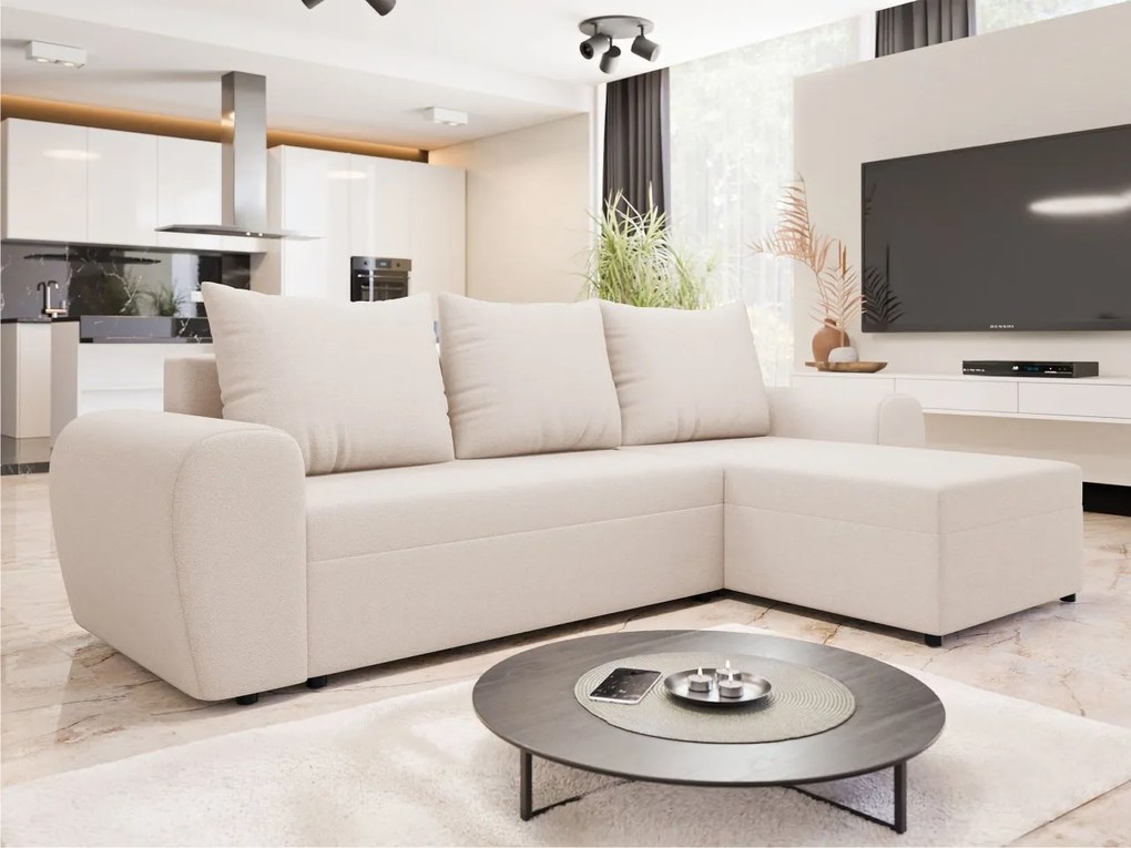 Rohová sedačka Anduvo L, Farby: Lux 06 + Lux 05