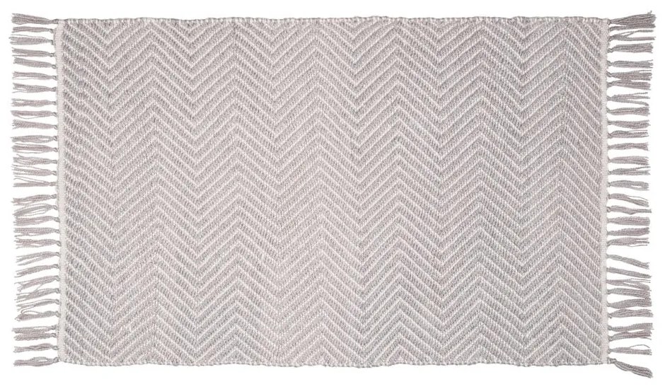 Sivá kúpeľňová podložka z recyklovaného plastu Wenko Gata, 50 x 80 cm