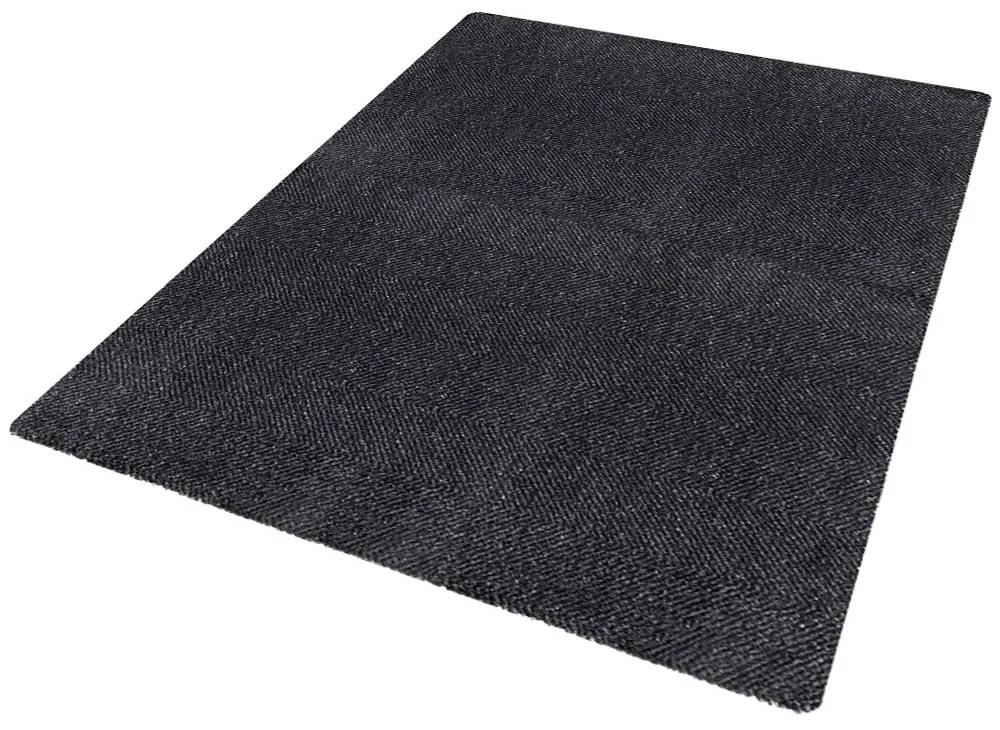 Hanse Home Collection koberce Rohožka Clean & Go 105350 Black Anthracite – na von aj na doma - 45x67 cm