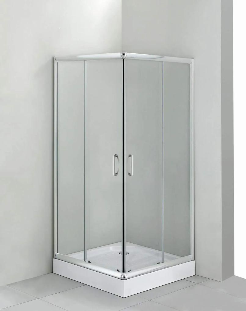 Deante FUNKIA štvorcová sprchová vanička 80x80x16 cm