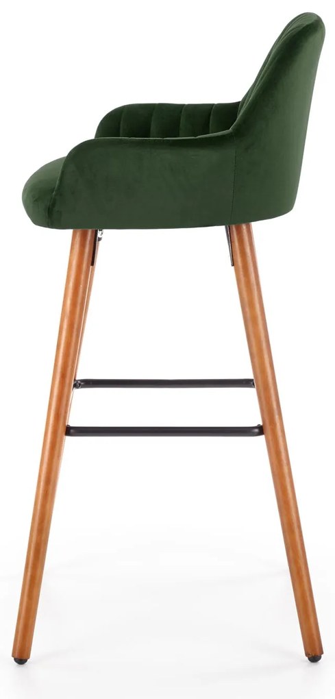 Zelená barová stolička MANO 93