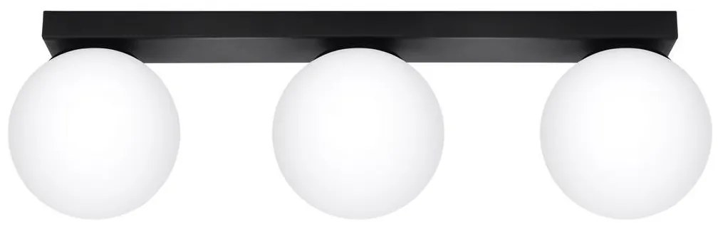 Sollux SL.1153 - Stropné svietidlo YOLI 3xG9/12W/230V čierna