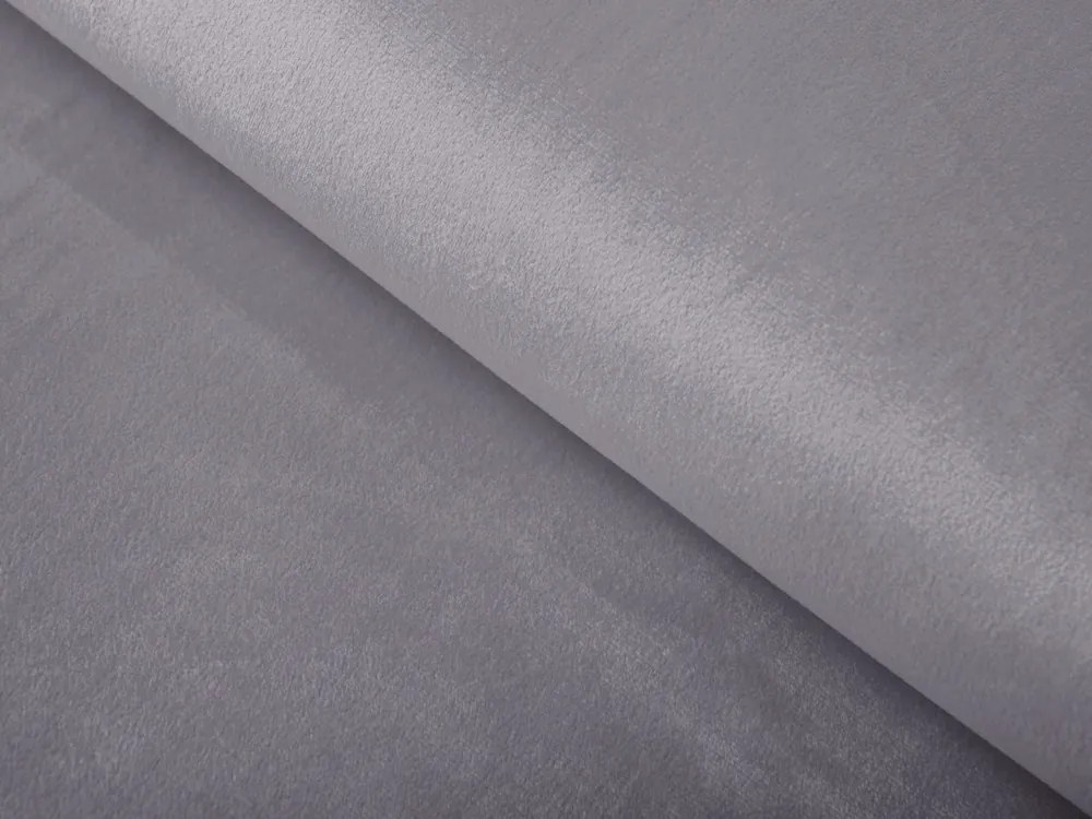 Biante Zamatový prehoz/behúň na posteľ Velvet Prémium SVP-013 Sivý Na mieru