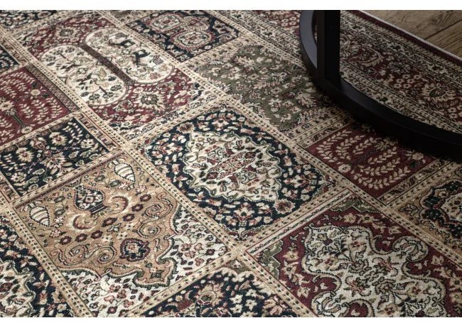 Protišmykový behúň LOTUS CASSETTES 39980 béžový / červený - Výpredaj