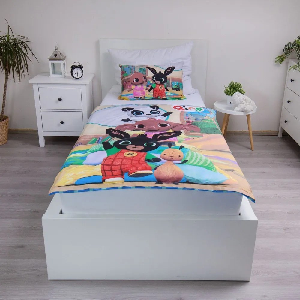 Bavlnená detská obliečka do postieľky 100x135 cm Bing Bunny "Tower" – Jerry Fabrics