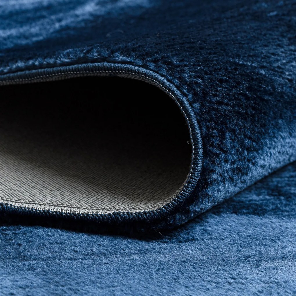 Dywany Łuszczów, Kusový koberec Visco Rabbit Dark blue 10, 160x220, modrá, detská izba