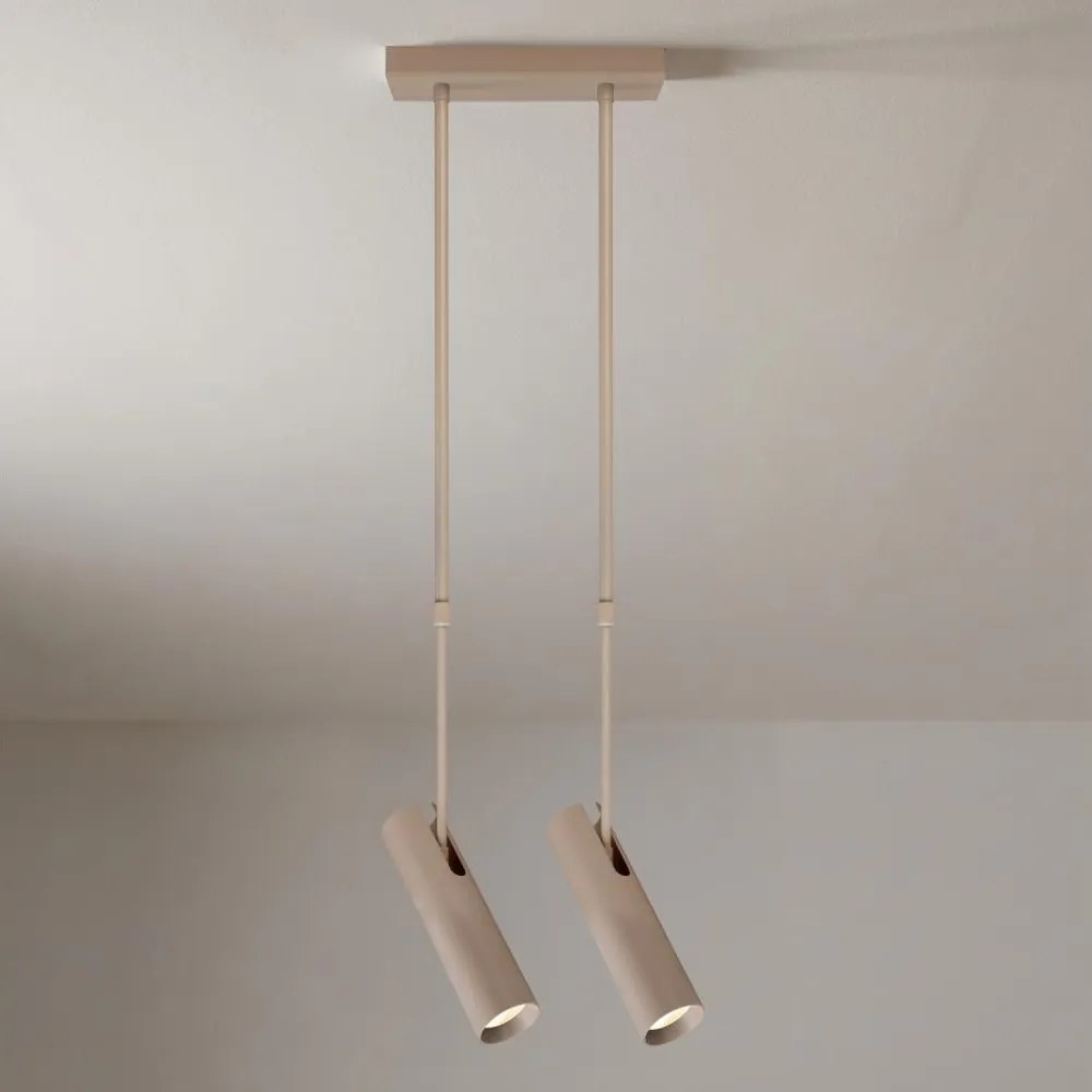 Brilagi - Luster na tyči SELE 2xGU10/30W/230V béžová