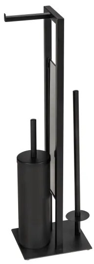 WENKO 25400100 - WC štetka RIVALTA 18x70 cm čierna
