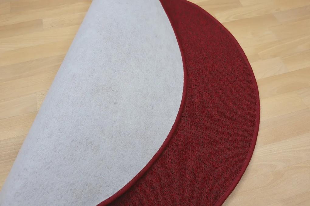 Vopi koberce Kusový koberec Astra červená kruh - 400x400 (priemer) kruh cm