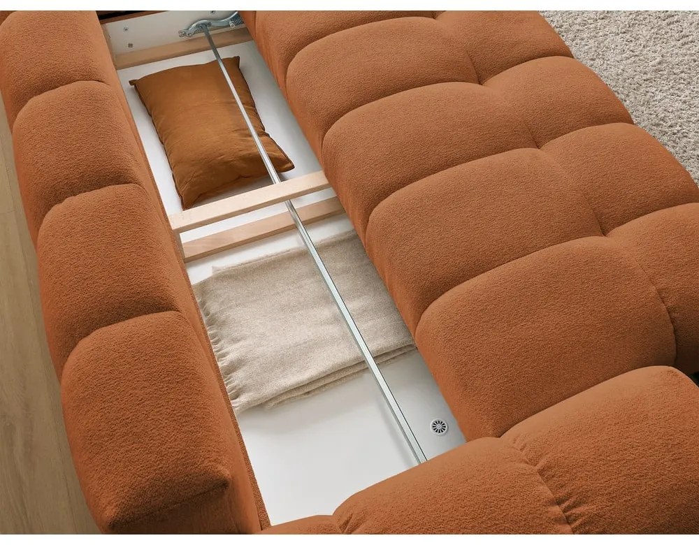 Terakotová ženilková pohovka 278 cm Everest – Bobochic Paris