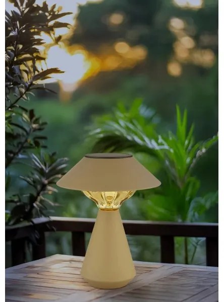 Globo 36639S - LED Solárna lampa 10xLED/0,06W/1,2V IP44 hnedá