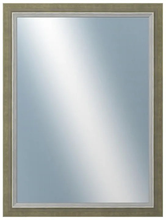 DANTIK - Zrkadlo v rámu, rozmer s rámom 60x80 cm z lišty AMALFI zelená (3115)